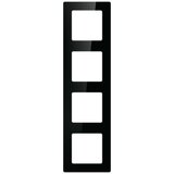 Avatto okvir stikala za luči N-TS10-Frame-B4 quadruple (črn), (20845009) | Shoptok.si