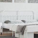 Maison Chic kovinsko posteljno vzglavje - vzglavna omarica - nočna omarica belo 180 cm, (21705048) | Shoptok.si