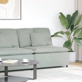  Modularni Sofa Centralni Modul s Jastucima Svijetlosivi 100 cm | shoptok.hr