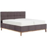 Venda OBLAZINJENA POSTELJA 180 cm x 200 cm , les, leseni material sivorjava, barve hrasta | Shoptok.si