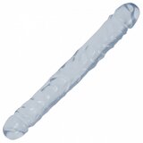 Doc Johnson Crystal Jellies Jr. Double Dong 12" Clear | shoptok.hr