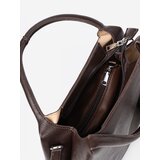 Shelvt Elegant brown handbag with a toiletry bag inside | shoptok.hr