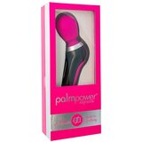 Palm Power Extreme Wand - masažni vibrator z možnostjo polnjenja (roza-črna) Cene