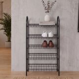 Hanah home stalak za obuću Lyra, 64 cm, crni Cene