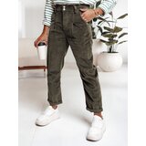 DStreet Spodnie damskie ciemny zielony | shoptok.hr