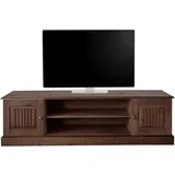Rjava TV omarica iz masivnega bora 45x40 cm Mille –