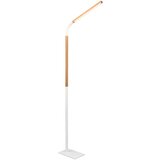 Tri O Bijela/u prirodnoj boji LED stojeća svjetiljka s drvenim sjenilom (visina 169,5 cm) Norris – | shoptok.hr