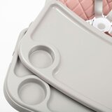 Baby Mix stolček za hranjenje Freya prašno roza | Shoptok.si