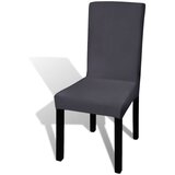 Maison Chic Prevleka za zunanjo pohištvo - Ravne raztegljive prevleke za stole 4 kosi antracitne, (21795442) | Shoptok.si
