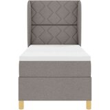 Krevet s opruga kutije Sivo-smeđa 200 x 80 cm tkanina | Eponuda.com