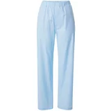 Lindex Pidžama hlače nebesko plava / bijela