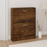 vidaXL Ormarić za cipele boja hrasta 59x17x108 cm konstruirano drvo Cijene