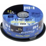 Intenso 1x25 DVD+R 8,5GB 8x Speed, Double Layer Cakebox Cijene
