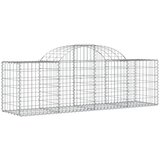  Lučne gabionske košare 30 kom 200x50x60/80 cm pocinčano željezo | shoptok.hr