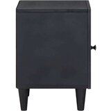 vidaXL Nočna omarica z vrati 2 pcs Črna 40 x 33 x 46 cm | Shoptok.si