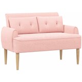  Ljubavni kauč s gumbima Ružičasta 117 x 67 x 77 cm Bouclé | Eponuda.ba