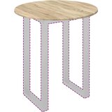 vidaXL gornji dio stola sonoma hrast 70 x 70 x 1.5 cm | shoptok.hr