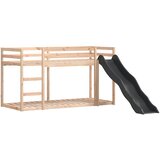  Krevet na kat s toboganom i ljestvama 80 x 200 cm od borovine | shoptok.hr