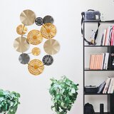 Wallity Zidna dekoracija Zlatna - CH109-1, 84 x 10 x 63 cm, Šarena | Eponuda.ba