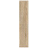 Ormarić s ogledalom LED boja hrasta sonome 91x15x76,5 cm | Eponuda.com