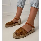 D/CEO Brown Santos Openwork Espadrille Sandals | shoptok.hr