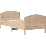 vidaXL Okvir kreveta bez madraca 100x200 cm konstruirano drvo | shoptok.hr
