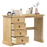 vidaXL Toaletni stolić Corona 104 x 47 x 75 cm od masivne borovine | shoptok.hr