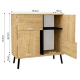 Hanah home Multifunkcionalna komoda, krem | Eponuda.ba