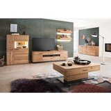 Livetastic KLUBSKA MIZA, antracit, barve hrasta | Shoptok.si