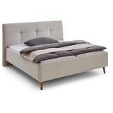 Meise Möbel Bež tapecirani bračni krevet s prostorom za odlaganje s podnicom 180x200 cm Madea – | shoptok.hr