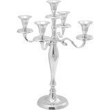 vidaXL Srebrna Aluminij Srednja Dekorativni vložki Svečnik Drugo | Shoptok.si