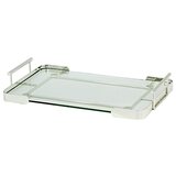 Schafer Schäfer Glass Tray Soleo srebrna 35 x 22 cm Cijene