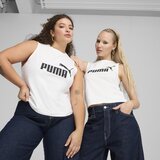 Puma Športni top 'Ess No. 1' črna / bela | Shoptok.si