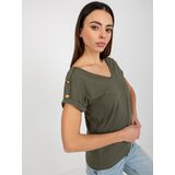 Och Bella Blouse-TW-BZ-BL-1006.56-dark khaki | shoptok.hr