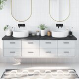  Kupaonska radna ploča tamnosmeđa 200x60x(2-6) cm tretirano drvo Cijene
