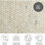 Tom Tailor ROČNO TKANA PREPROGA Alm Glück 120/180 cm tkano sivobela | Shoptok.si