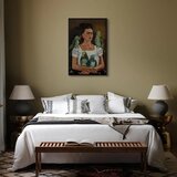  Slika - Frida Kahlo – Me and My Parrots 80x120 U crnom drvenom okviru | shoptok.hr