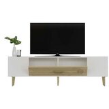 Hanah home tv polica Dekol3 white sapphire oak gold | ePonuda.com