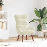 vidaXL Fotelja Krema 69 x 74 x 93 cm Baršun Cijene