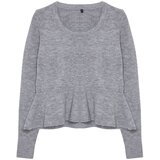 Trendyol Dark Gray Premium Yarn Knitwear Sweater | shoptok.hr