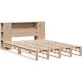 vidaXL Krevet s regalom za knjige bez madraca 140x200 cm masivno drvo Cijene