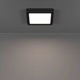 Eglo 901328 - LED kupatilsko plafonsko svetlo FUEVA LED/7W/230V 15x15 cm IP44 crno | Eponuda.com