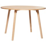 Hübsch Okrugli blagovaonski stol u dekoru hrasta u prirodnoj boji ø 115 cm Ground – | shoptok.hr
