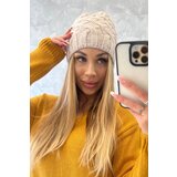 Kesi Cap with fleece Agnieszka K239 light beige | shoptok.hr