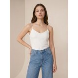 Sinsay Pamučni top na naramenice | shoptok.hr