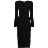 Michael Kors Dress - ECO BUTTON SLT MIDI DRS black | shoptok.hr