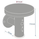 Hesperide LED solarna zidna lampa DETEKT LED/3,7V 2600 mAh IP65 | Eponuda.com