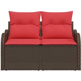  Vrtni kauč s jastukom 121 x 62 x 69 cm poliratan | shoptok.hr