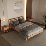 MID.YOU POSTELJA 100 cm x 200 cm , les bukev (jedrovina) | Shoptok.si