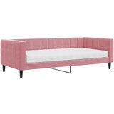  Dnevni krevet s madracem ružičasti 90 x 200 cm baršunasti | shoptok.hr
